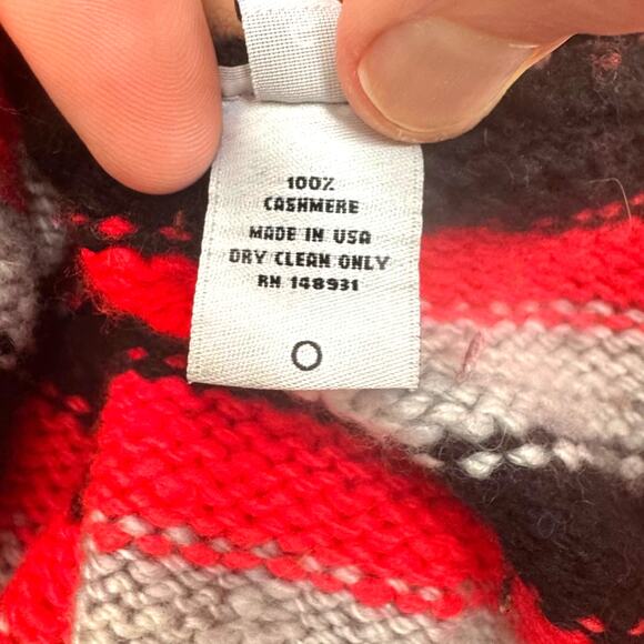 THE ELDER STATESMAN: Men's 100% Cashmere Striped Hoodie - S - Picture 6 of 6